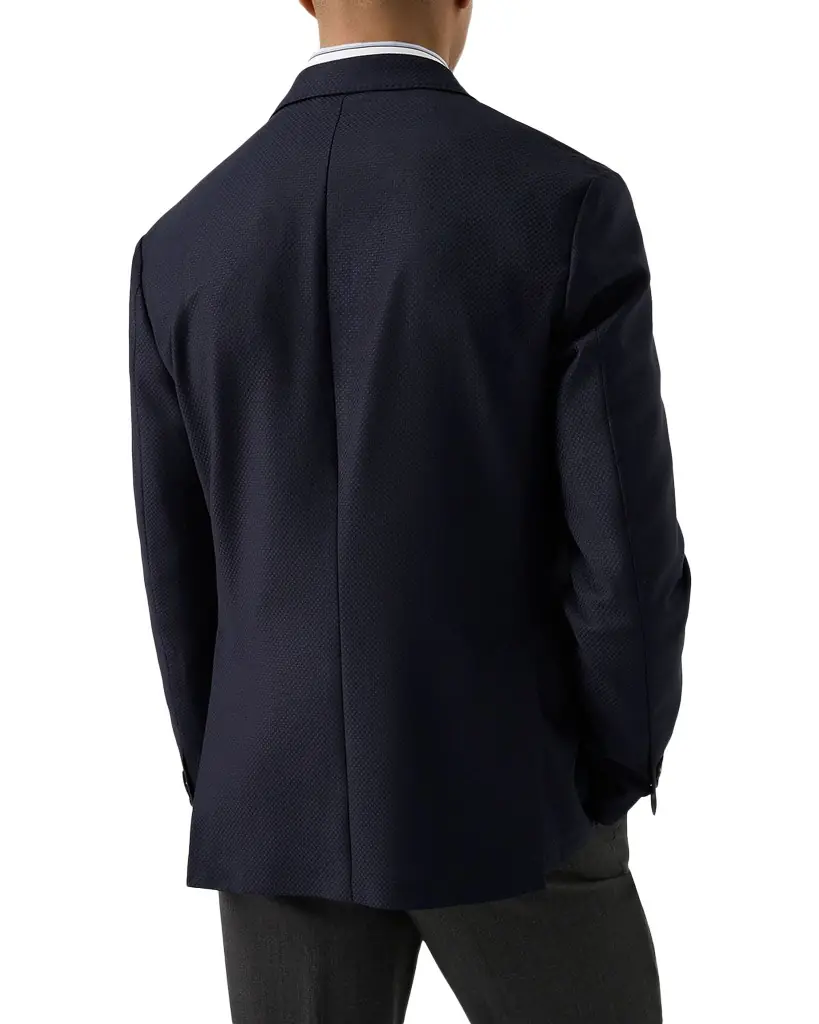 Eton Men 's Wool Knit Deconstructed Blazer Jacket | Image 1 Eton Men 's Wool Knit Deconstructed Blazer Jacket | Image 1