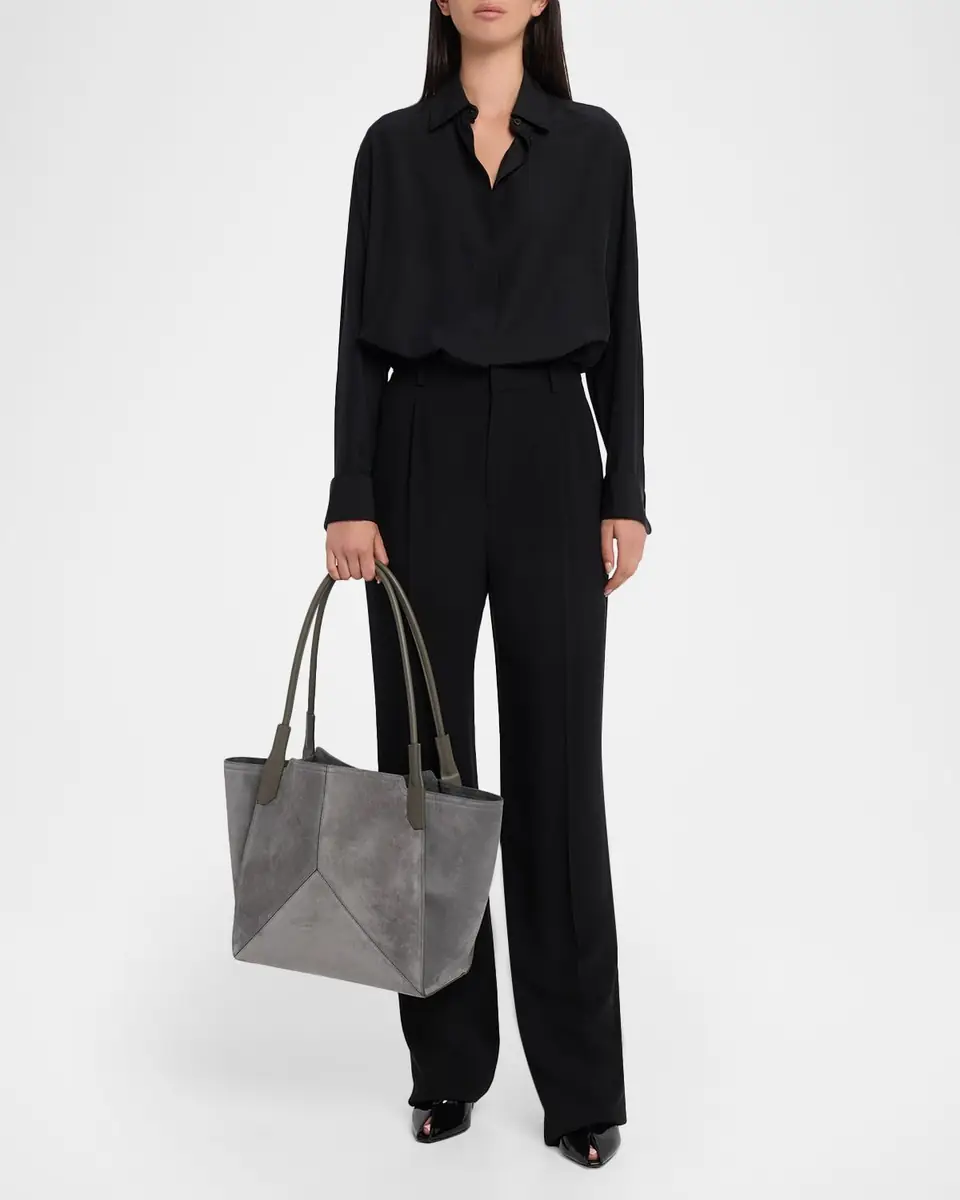 Victoria Beckham Victoria Mini Leather Tote Bag | Thumbnail 10 Victoria Beckham Victoria Mini Leather Tote Bag | Thumbnail 10