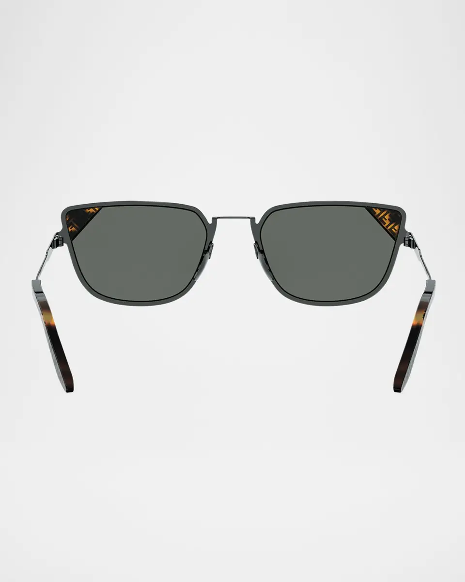 Fendi Signature Square Metal Sunglasses | Thumbnail 5 Fendi Signature Square Metal Sunglasses | Thumbnail 5