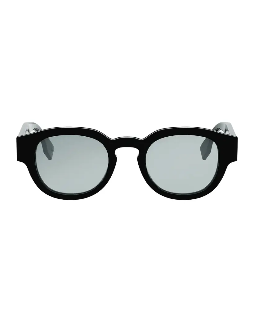 Fendi Men 's Signature Acetate Round Sunglasses | Image 1 Fendi Men 's Signature Acetate Round Sunglasses | Image 1