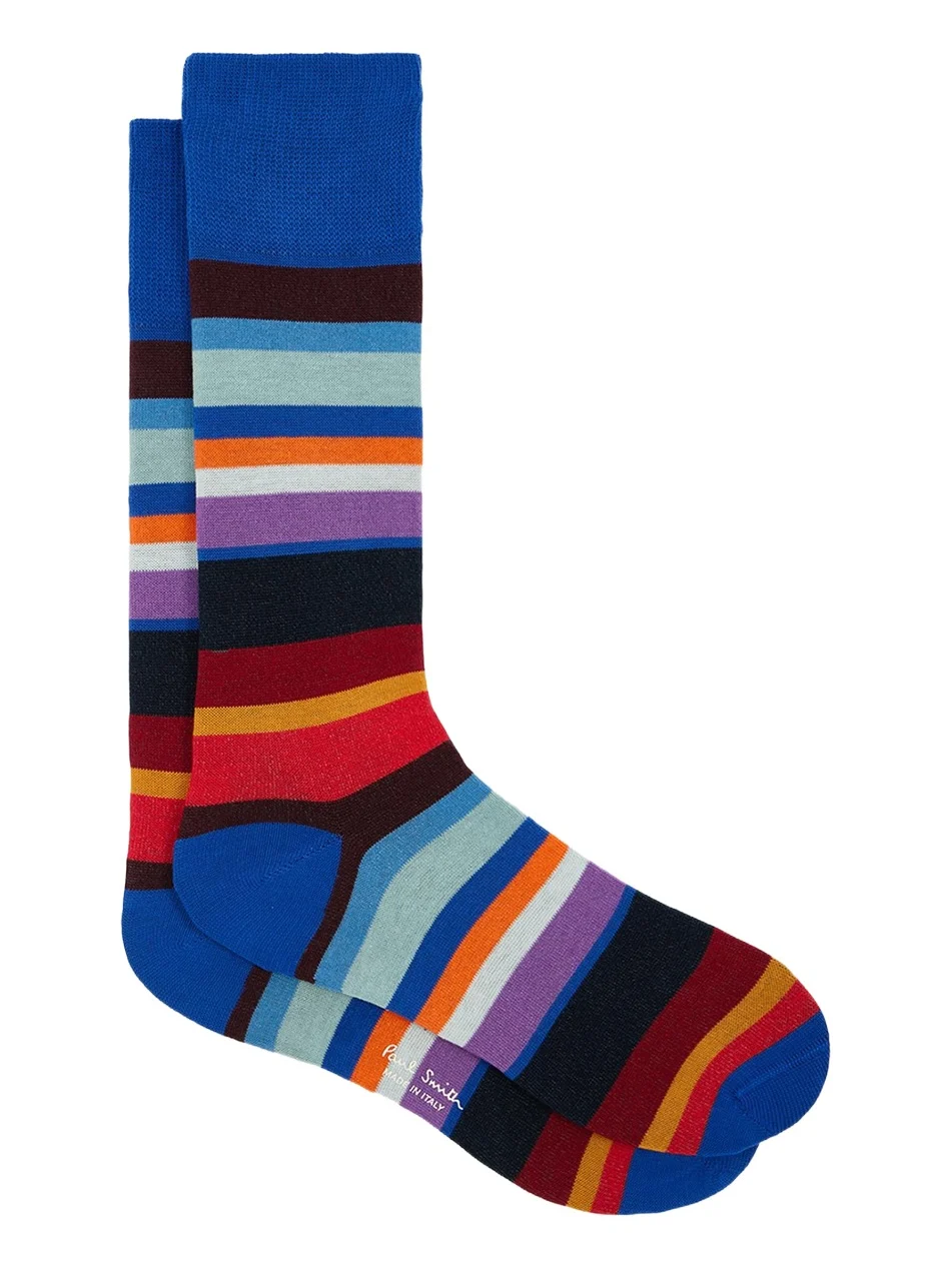 Men's Marek Color-Block Cotton Crew Socks Men's Marek Color-Block Cotton Crew Socks