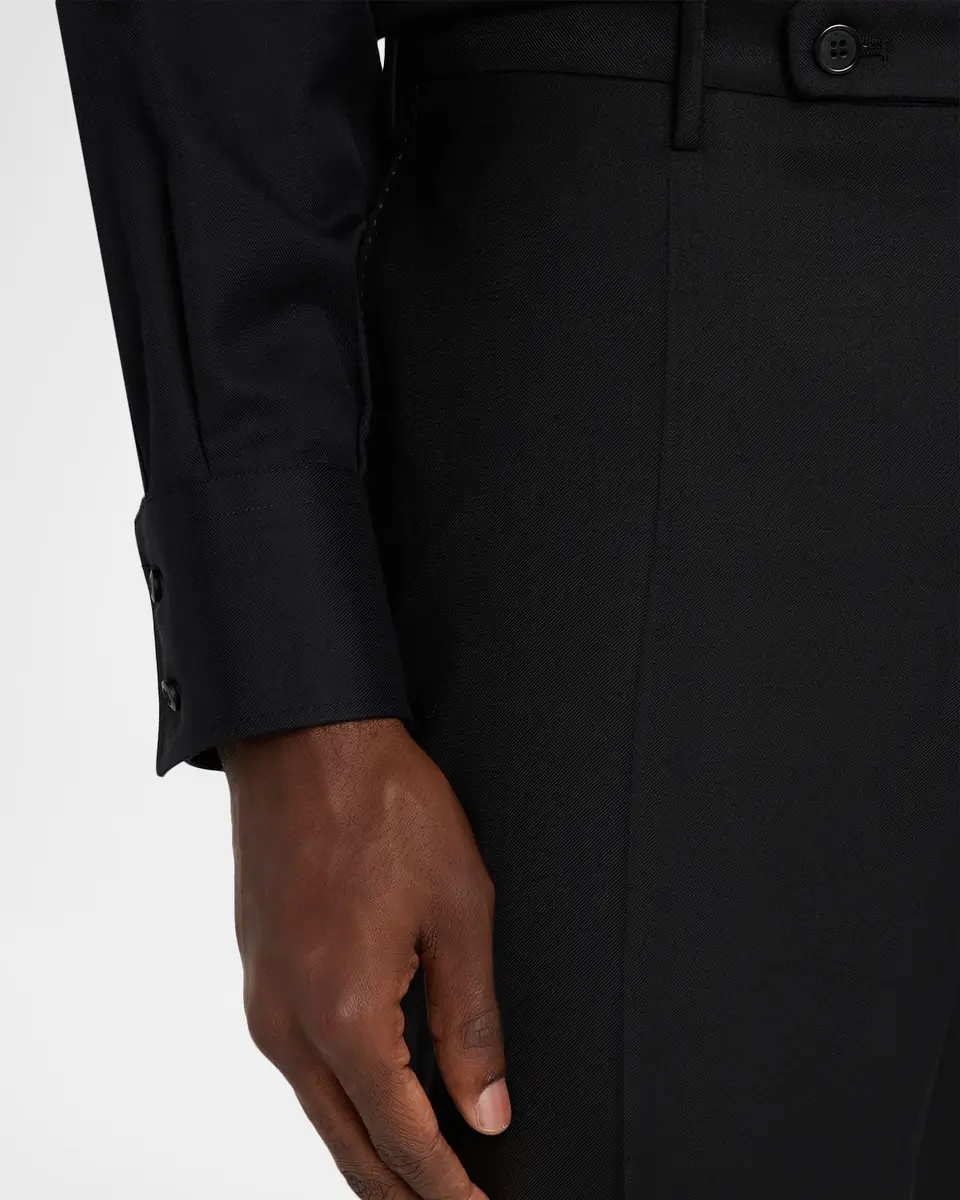 Incotex Men's Super 120s Wool Dress Pants | Thumbnail 4 Incotex Men's Super 120s Wool Dress Pants | Thumbnail 4