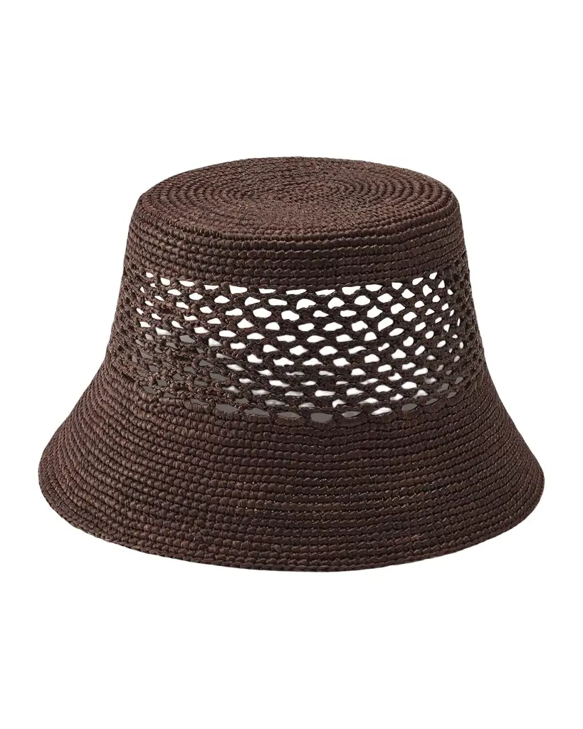 Helen Kaminski Hana Raffia Bucket Hat | Image 1 Helen Kaminski Hana Raffia Bucket Hat | Image 1