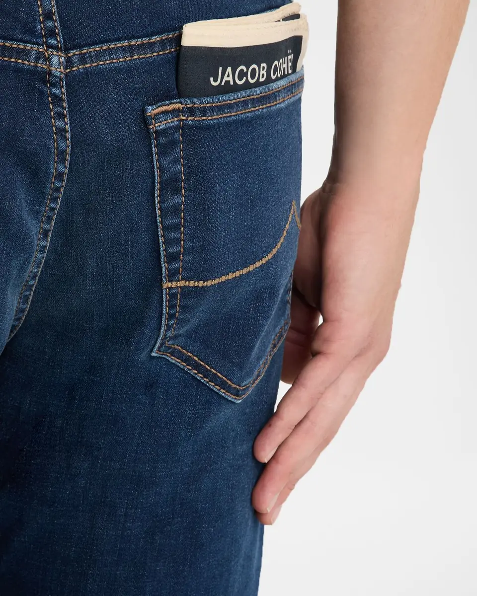 Jacob Cohen Men's Bard Slim Stretch Five-Pocket Jeans | Thumbnail 4 Jacob Cohen Men's Bard Slim Stretch Five-Pocket Jeans | Thumbnail 4