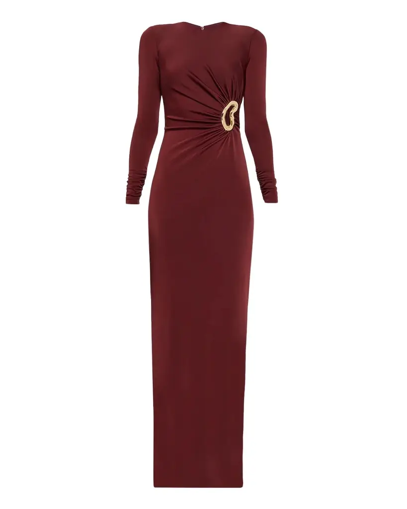 Mischa Cutout Jersey Column Gown