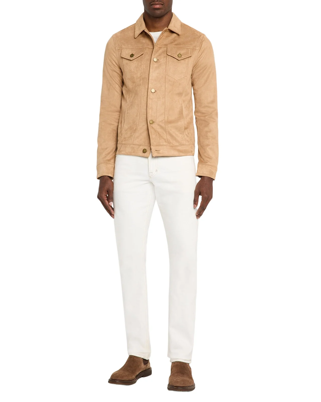 Men's Dean Faux Suede Shirt Jacket
