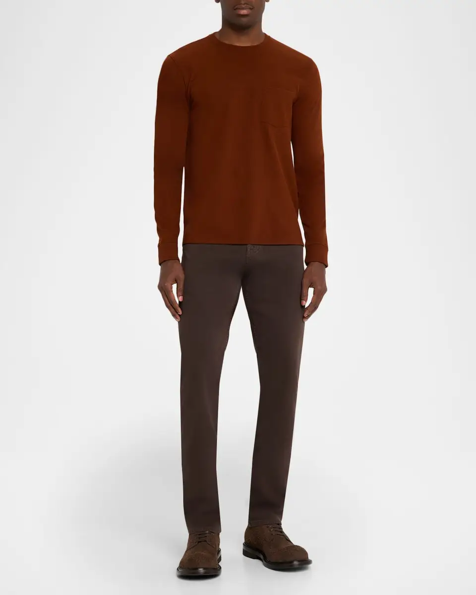 7 for all mankind Men's The Straight Slim Five-Pocket Pants | Thumbnail 2 7 for all mankind Men's The Straight Slim Five-Pocket Pants | Thumbnail 2