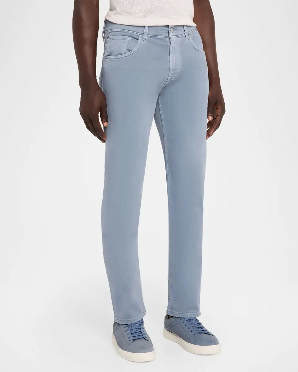 7 for all mankind Men's The Straight Slim Five-Pocket Pants | Thumbnail 12 7 for all mankind Men's The Straight Slim Five-Pocket Pants | Thumbnail 12