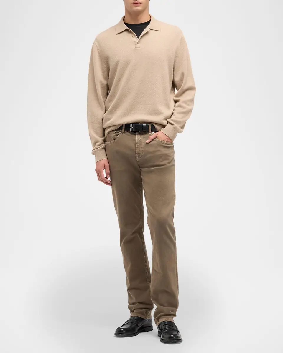 7 for all mankind Men's The Straight Slim Five-Pocket Pants | Thumbnail 14 7 for all mankind Men's The Straight Slim Five-Pocket Pants | Thumbnail 14
