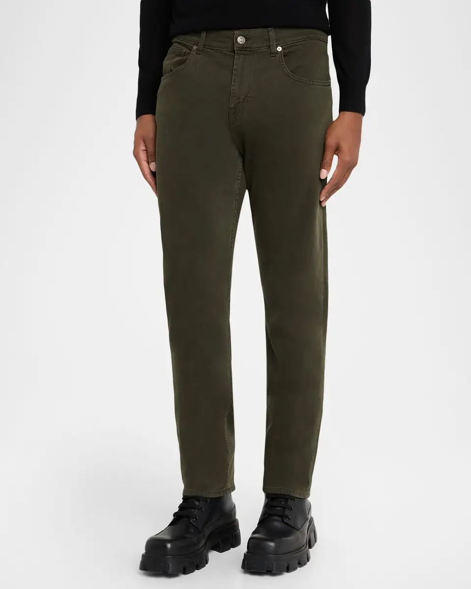 7 for all mankind Men's The Straight Slim Five-Pocket Pants | Thumbnail 8 7 for all mankind Men's The Straight Slim Five-Pocket Pants | Thumbnail 8
