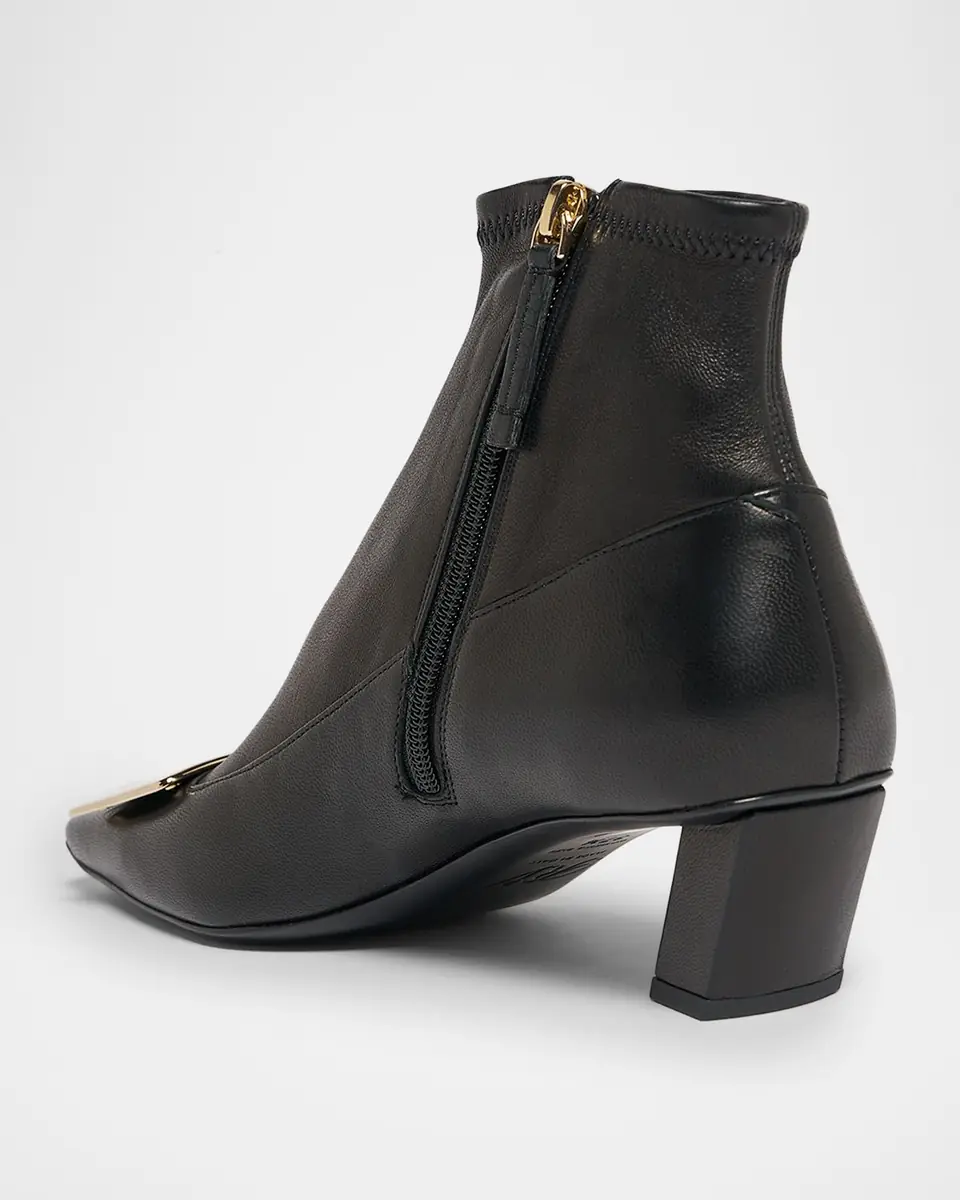 Roger Vivier Belle Vivier Buckle Leather Ankle Boots | Thumbnail 2