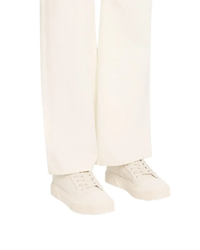 Marc Jacobs Leather Low-Top Logo Sneakers | Image 1 Marc Jacobs Leather Low-Top Logo Sneakers | Image 1