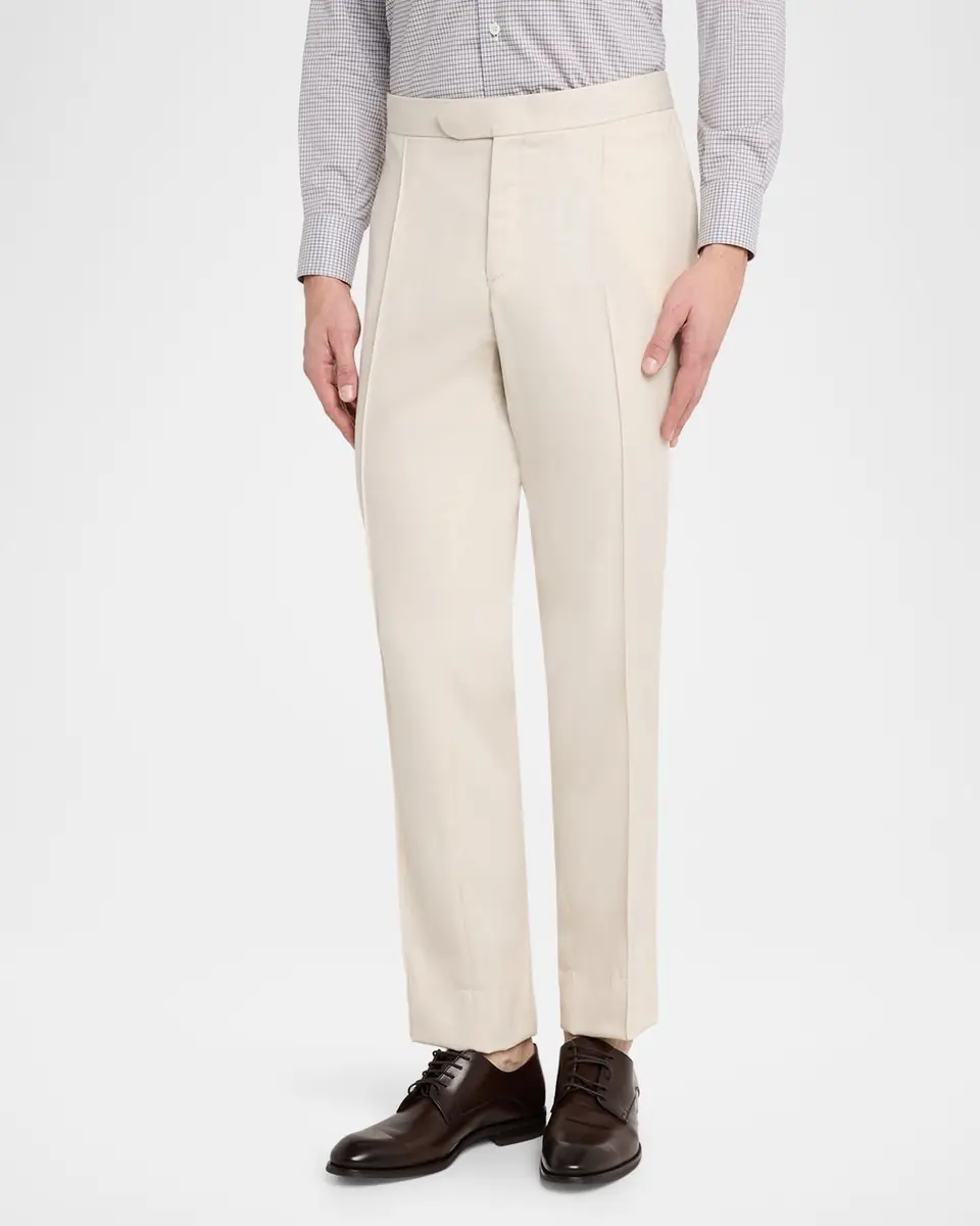 Brioni Men's Mel Wool Trousers | Thumbnail 3
