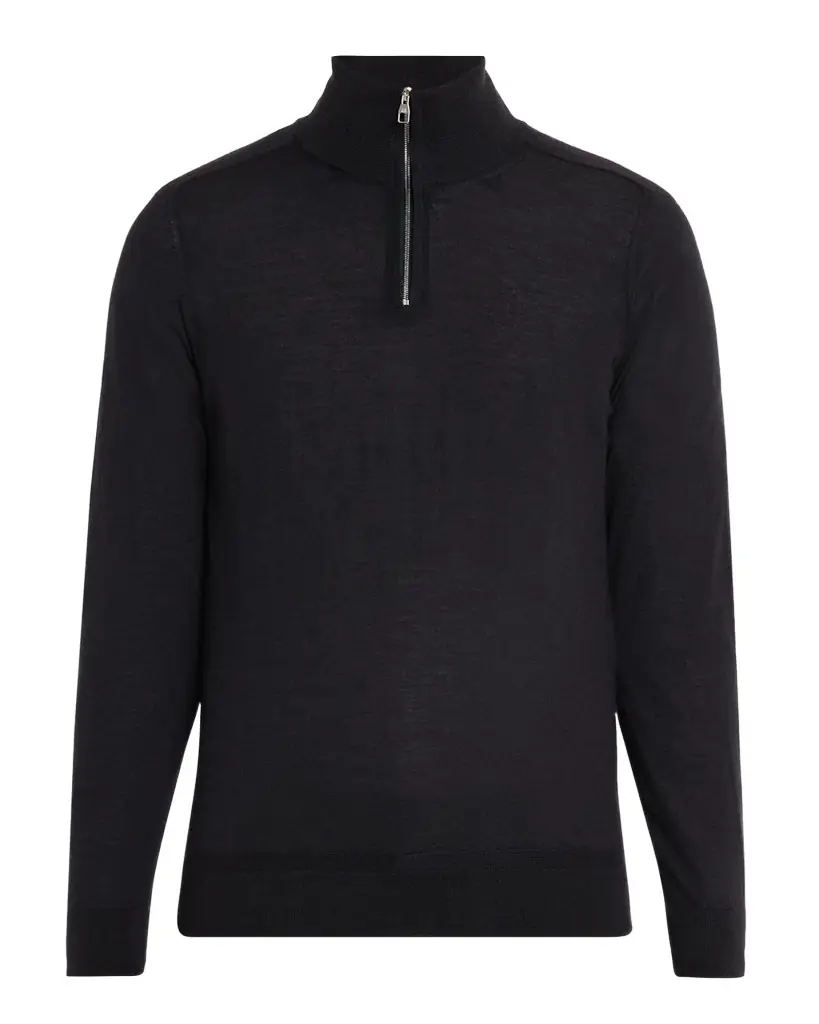 Men's Superfine Cashmere Quarter-Zip Sweater Men's Superfine Cashmere Quarter-Zip Sweater