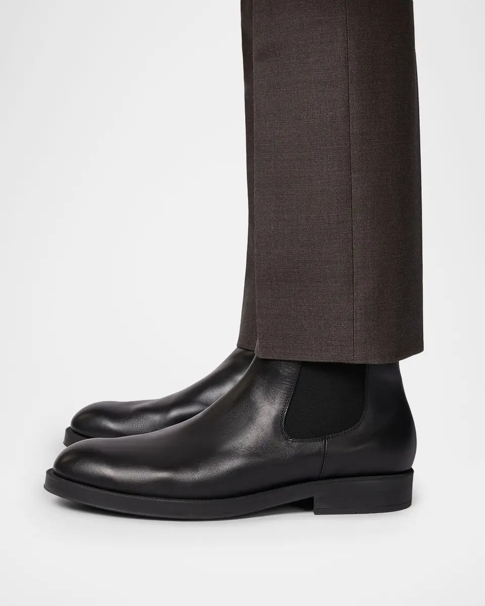 Tod's Men's Leather Chelsea Ankle Boots | Thumbnail 2