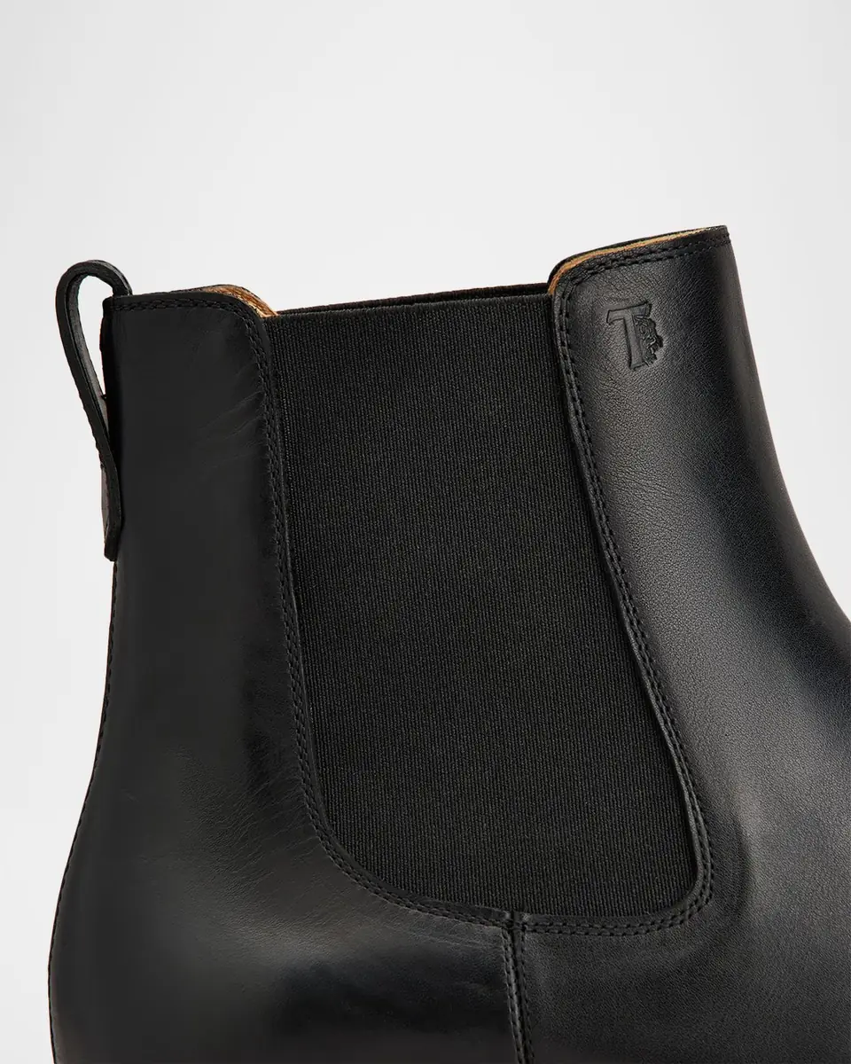 Tod's Men's Leather Chelsea Ankle Boots | Thumbnail 4