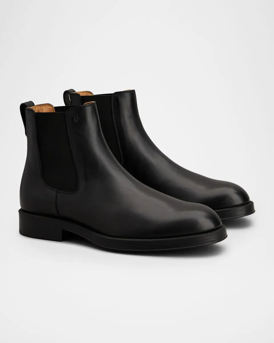 Tod's Men's Leather Chelsea Ankle Boots | Thumbnail 5