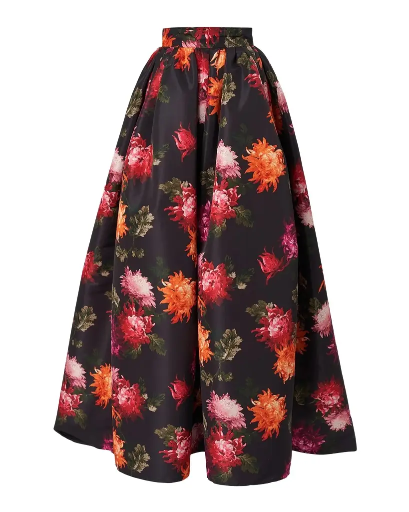 Carolina Herrera Floral-Print Ball Skirt | Image 1 Carolina Herrera Floral-Print Ball Skirt | Image 1