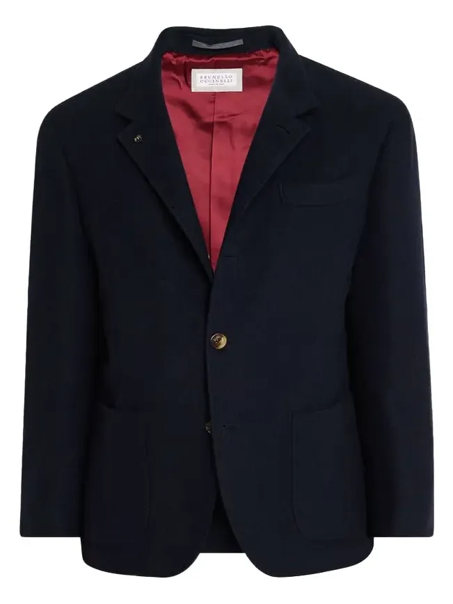 Men's Cashmere Blazer-Style Coat