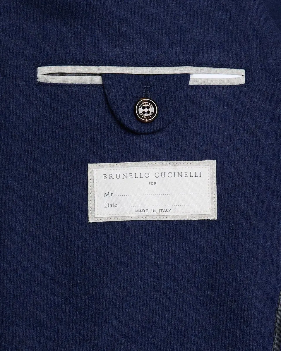 Brunello Cucinelli Men's Cashmere Jersey Patch-Pocket Blazer | Thumbnail 5 Brunello Cucinelli Men's Cashmere Jersey Patch-Pocket Blazer | Thumbnail 5