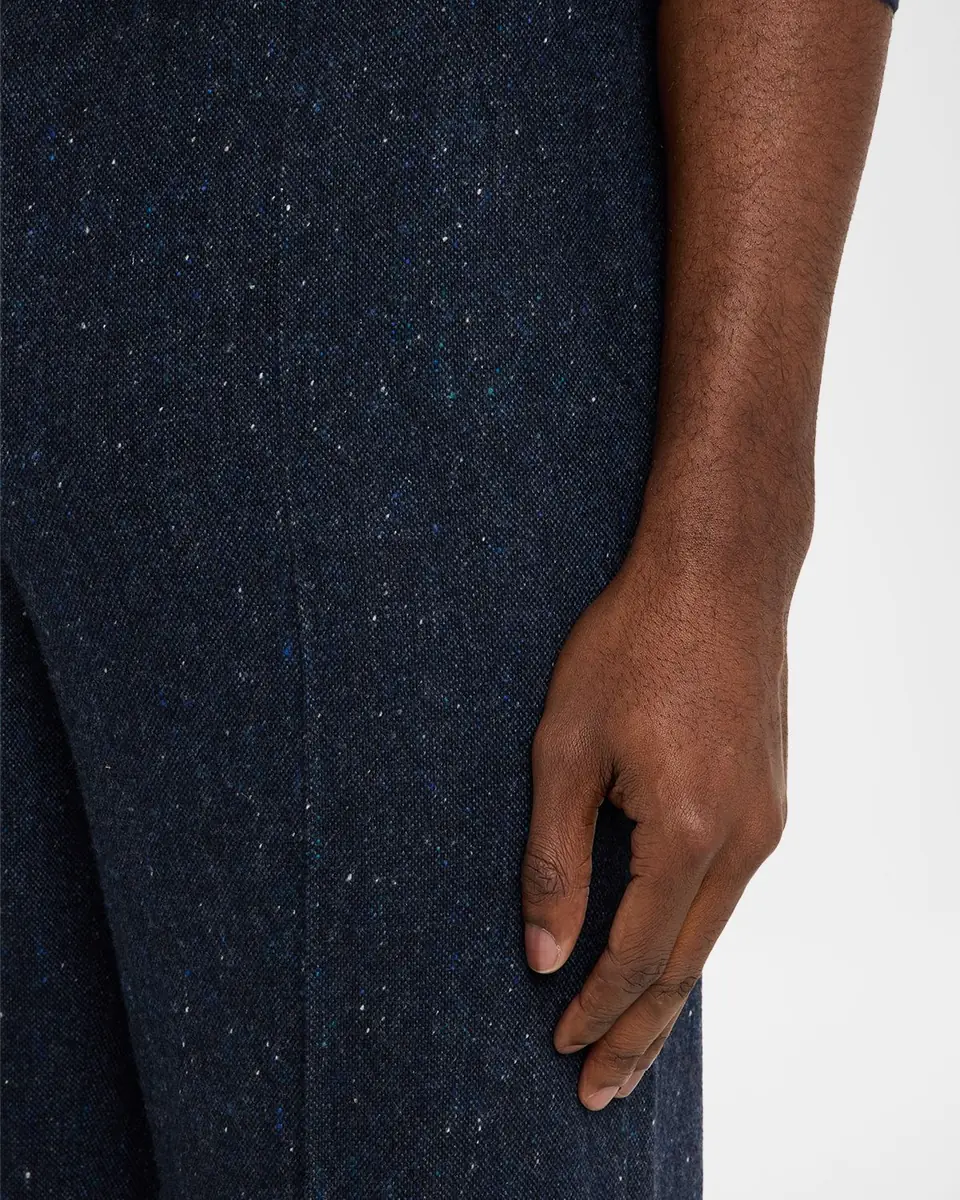 God’s True Cashmere Men's Denim Cashmere Pintuck-Front Trousers | Thumbnail 4 God’s True Cashmere Men's Denim Cashmere Pintuck-Front Trousers | Thumbnail 4