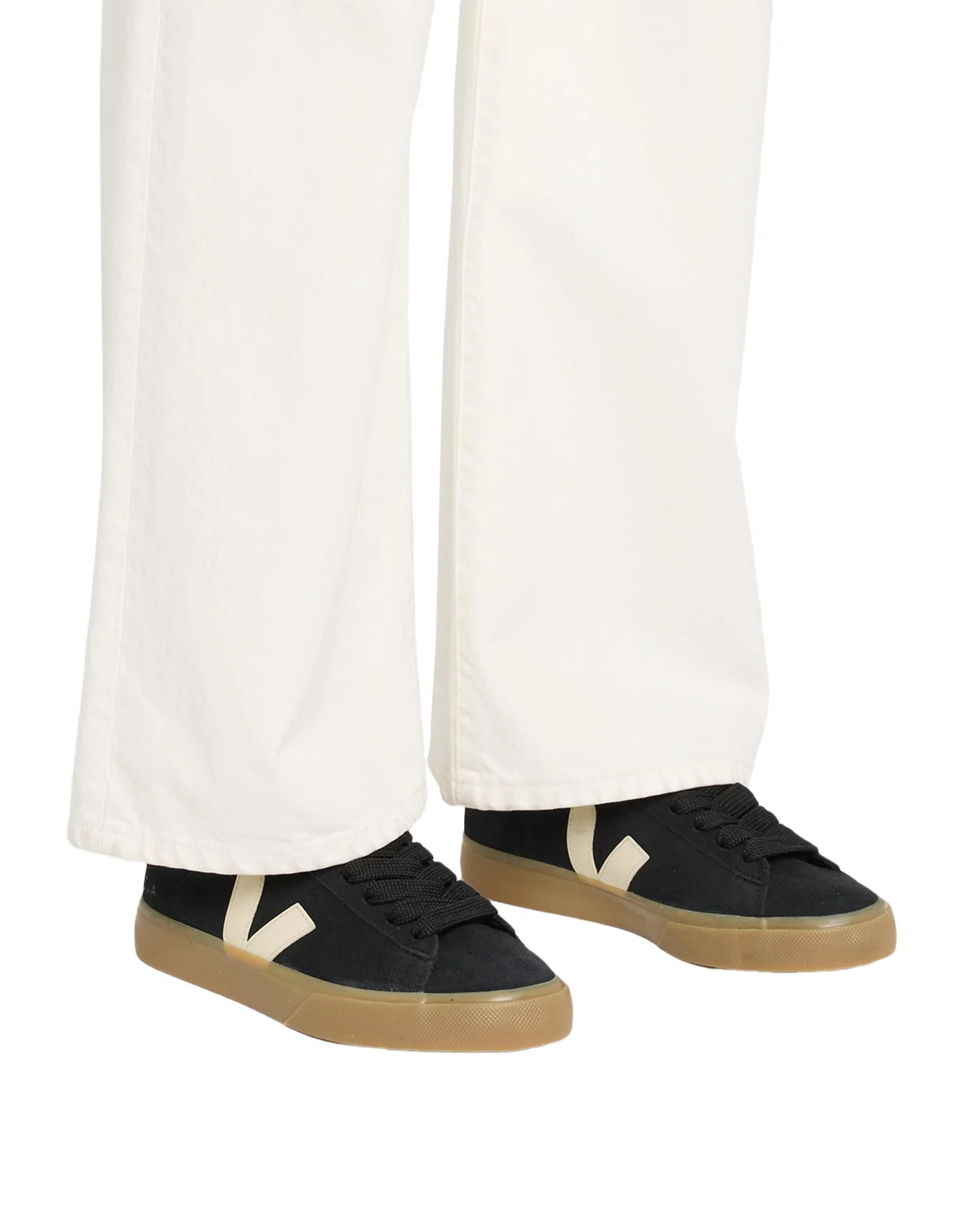 Veja Campo Bold Bicolor Leather Low-Top Sneakers