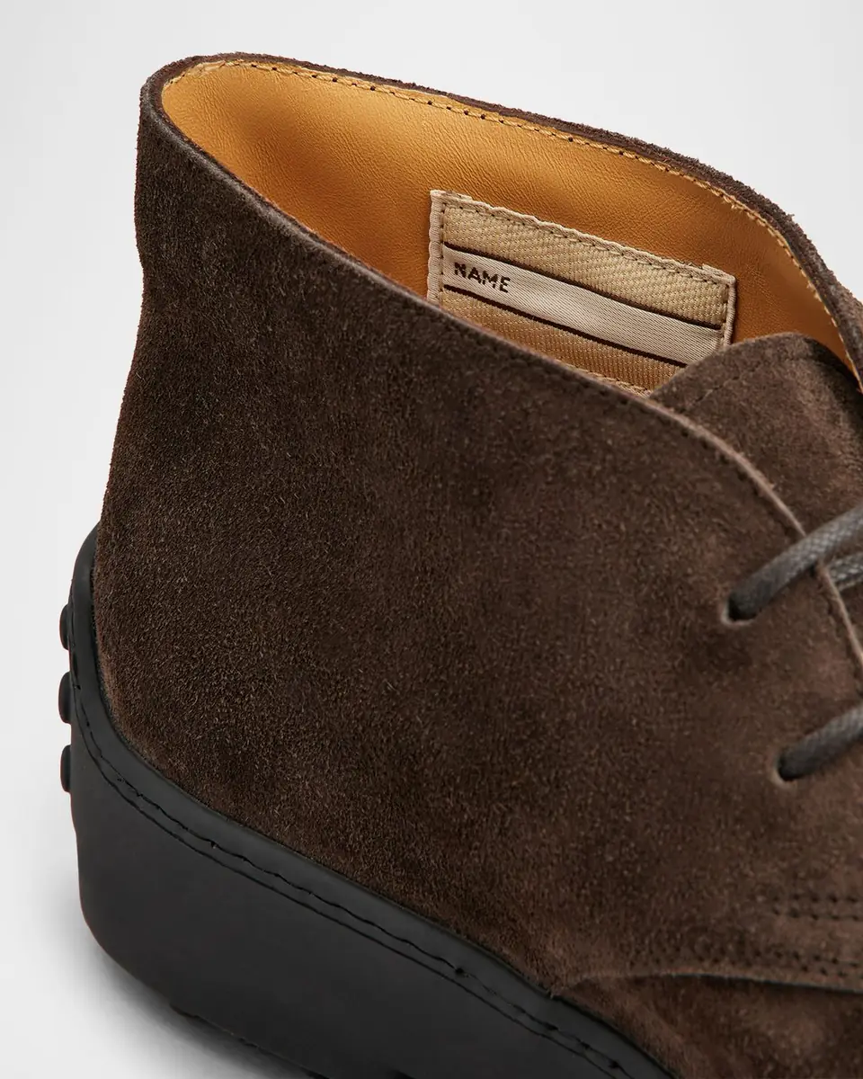 Tod's Men's Winter Gommino Suede Desert Boots | Thumbnail 4