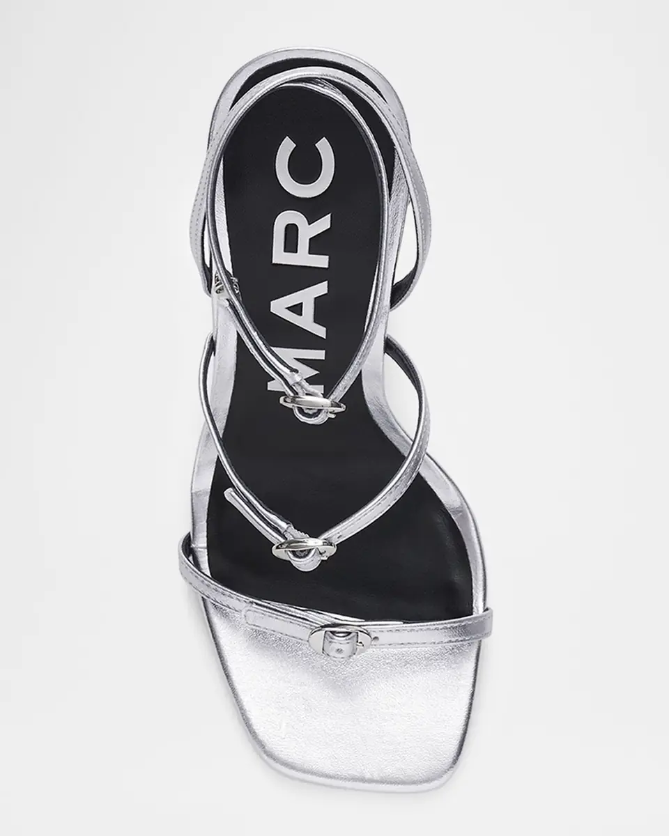 Marc Jacobs The Metallic Leather Daisy Sandals | Thumbnail 6 Marc Jacobs The Metallic Leather Daisy Sandals | Thumbnail 6