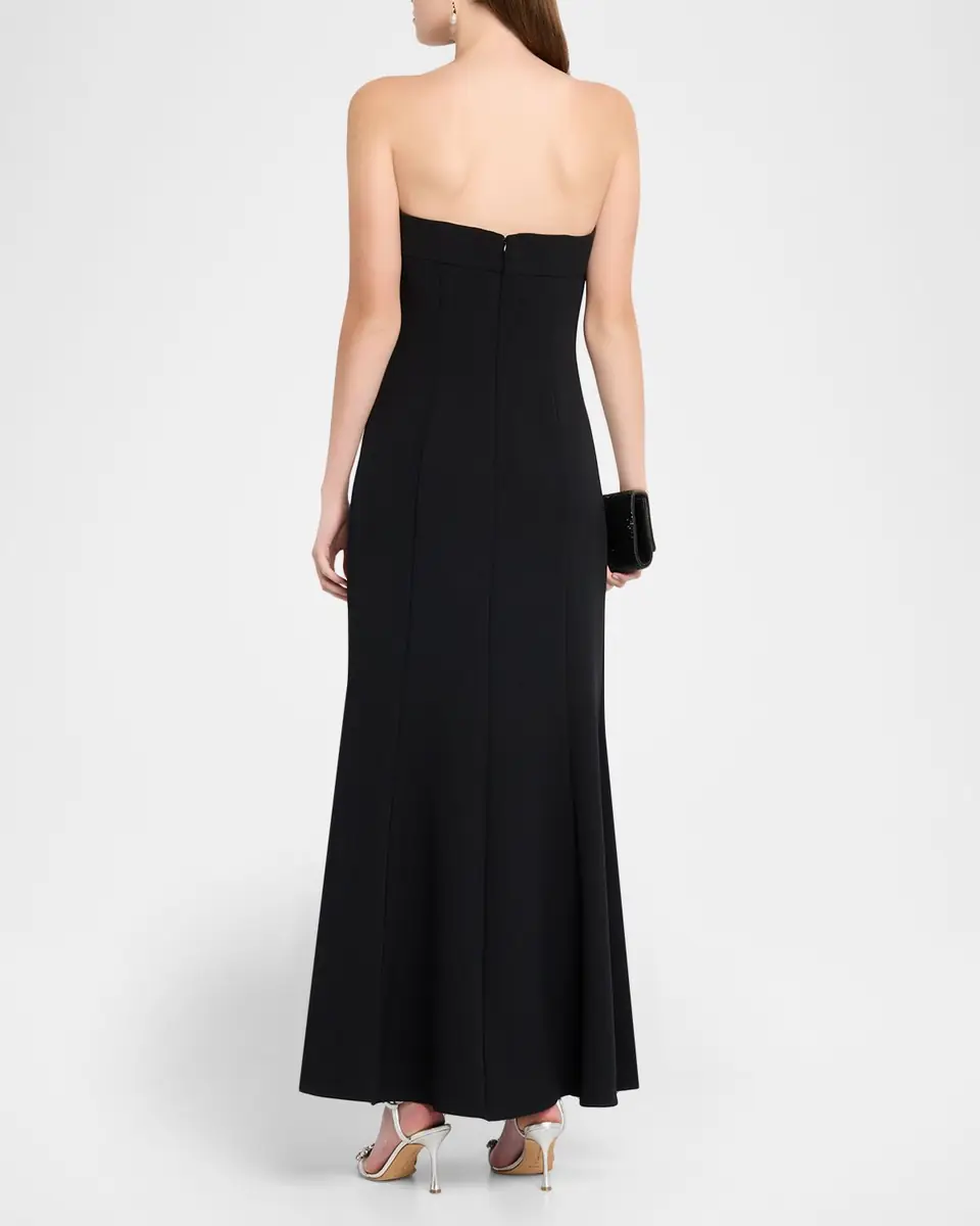 Shoshanna Phillippa Embellished Crepe Strapless Gown | Thumbnail 2 Shoshanna Phillippa Embellished Crepe Strapless Gown | Thumbnail 2