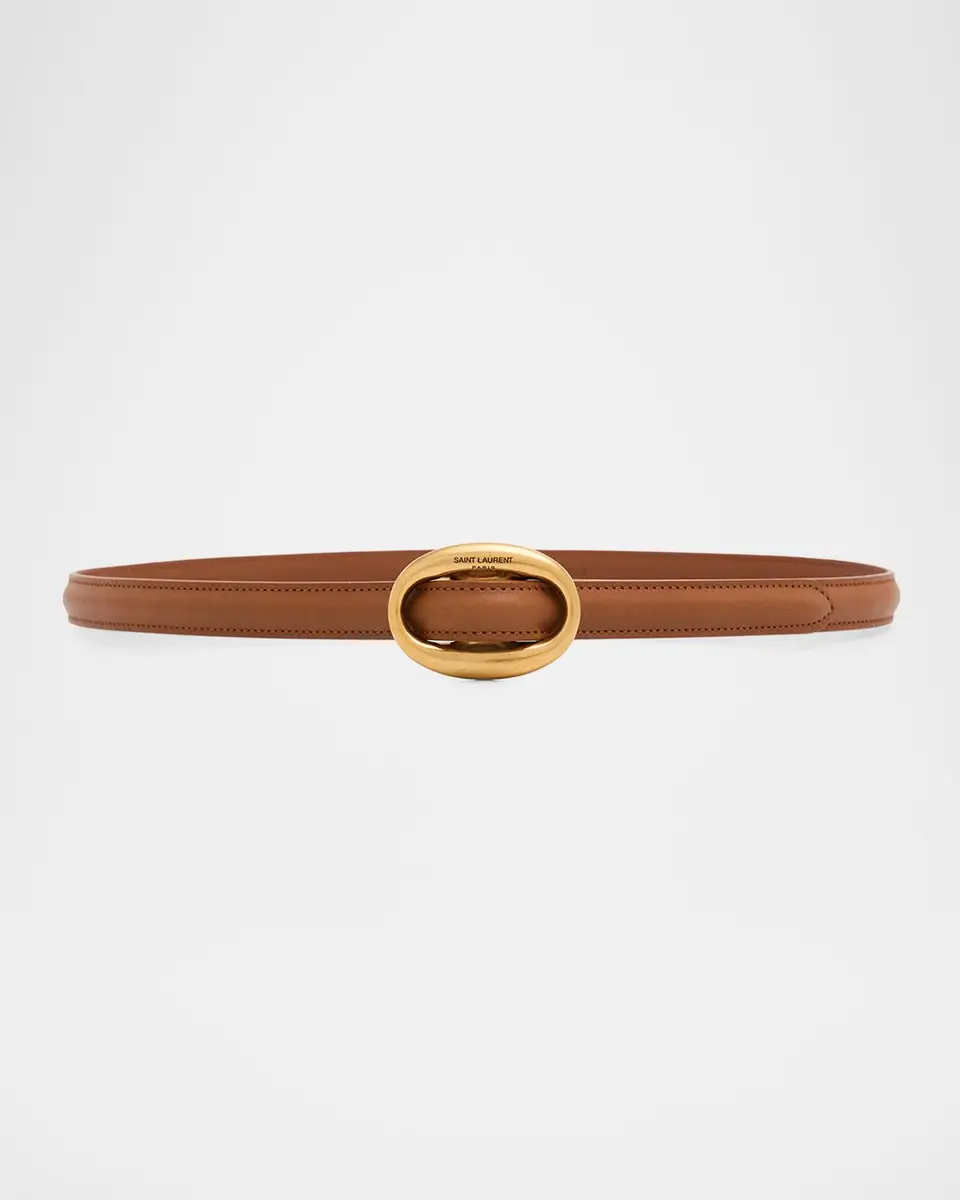 Saint Laurent Leather Belt | Thumbnail 3