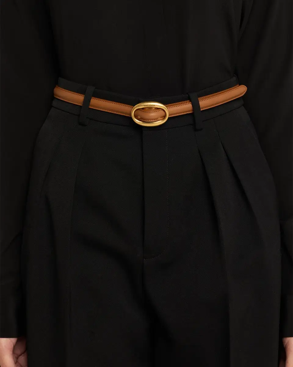 Saint Laurent Leather Belt | Image 1 Saint Laurent Leather Belt | Image 1
