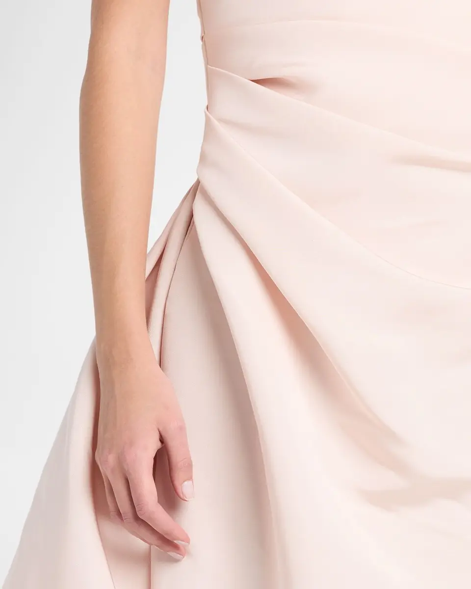 Pamella Roland Draped Silk Faille Gown | Thumbnail 5 Pamella Roland Draped Silk Faille Gown | Thumbnail 5