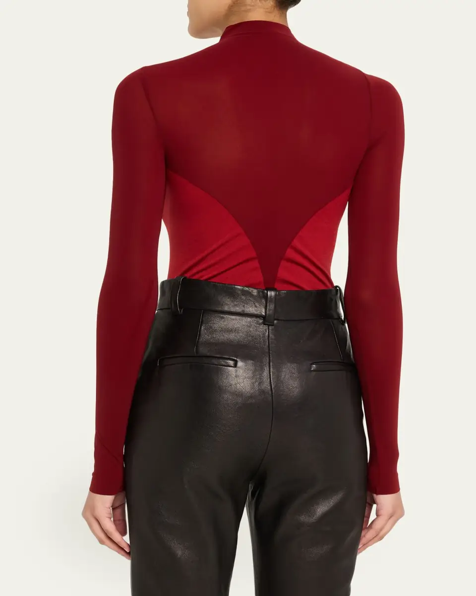 Wolford Corset-Effect Long-Sleeve Bodysuit | Thumbnail 3 Wolford Corset-Effect Long-Sleeve Bodysuit | Thumbnail 3
