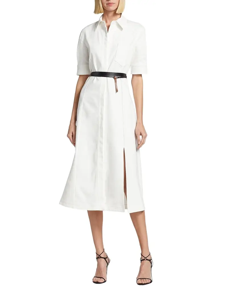 Altuzarra Kieran Belted Denim Shirtdress