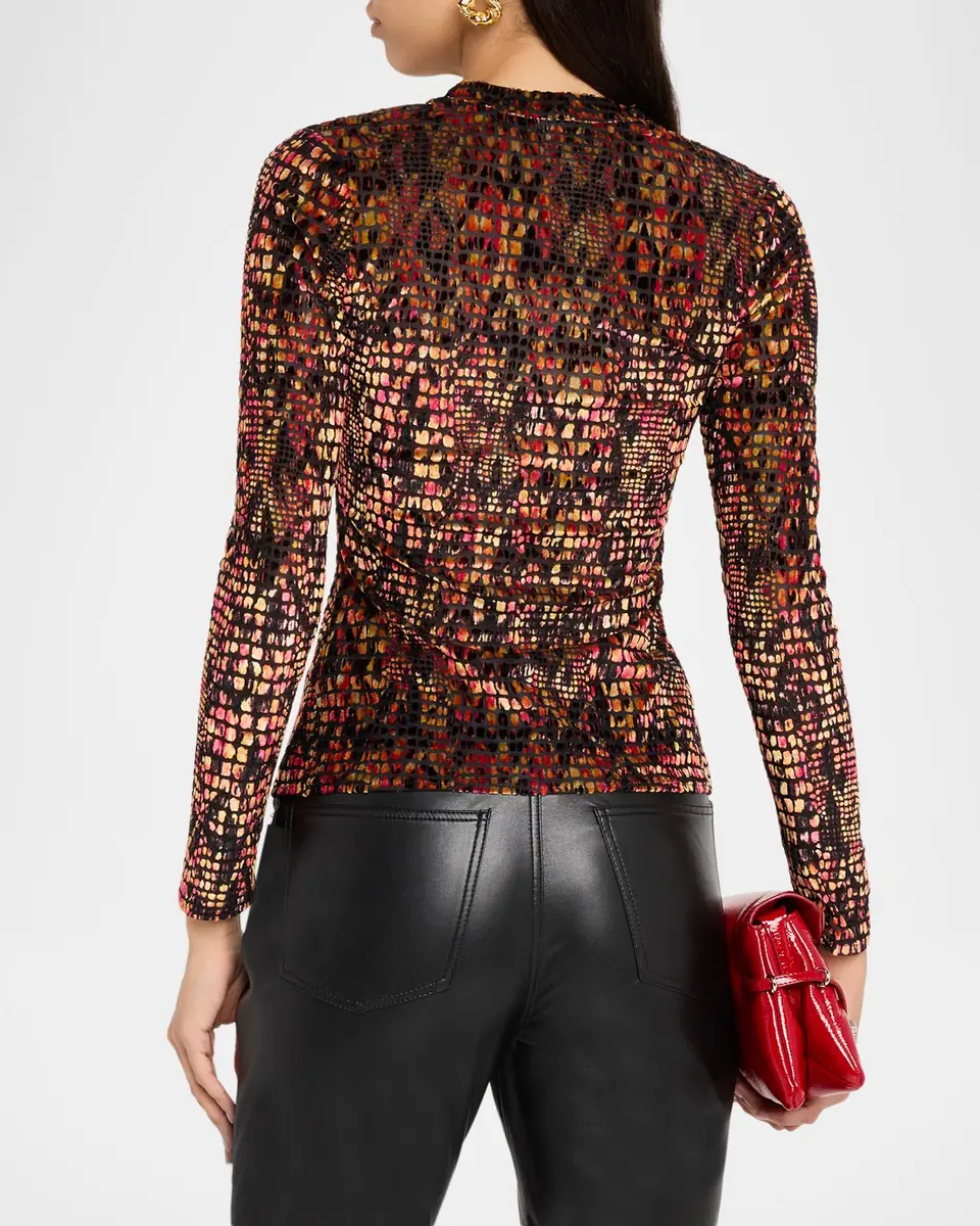 JBQ Hugo Burnout Velvet Top | Thumbnail 2 JBQ Hugo Burnout Velvet Top | Thumbnail 2