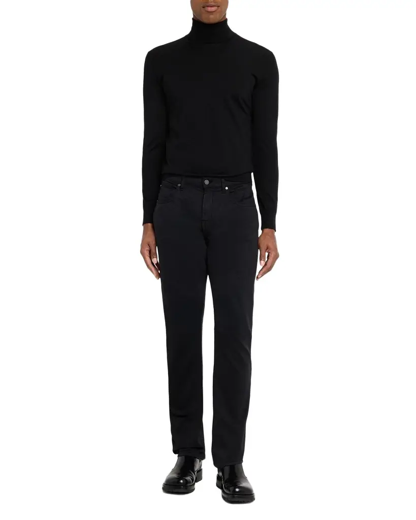 Men's The Straight Black Denim Jeans Men's The Straight Black Denim Jeans