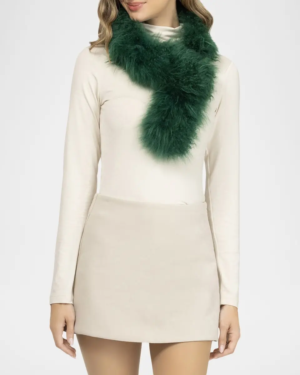 Gorski Knit Select Cashmere Goat Pull-Through Scarf | Thumbnail 2