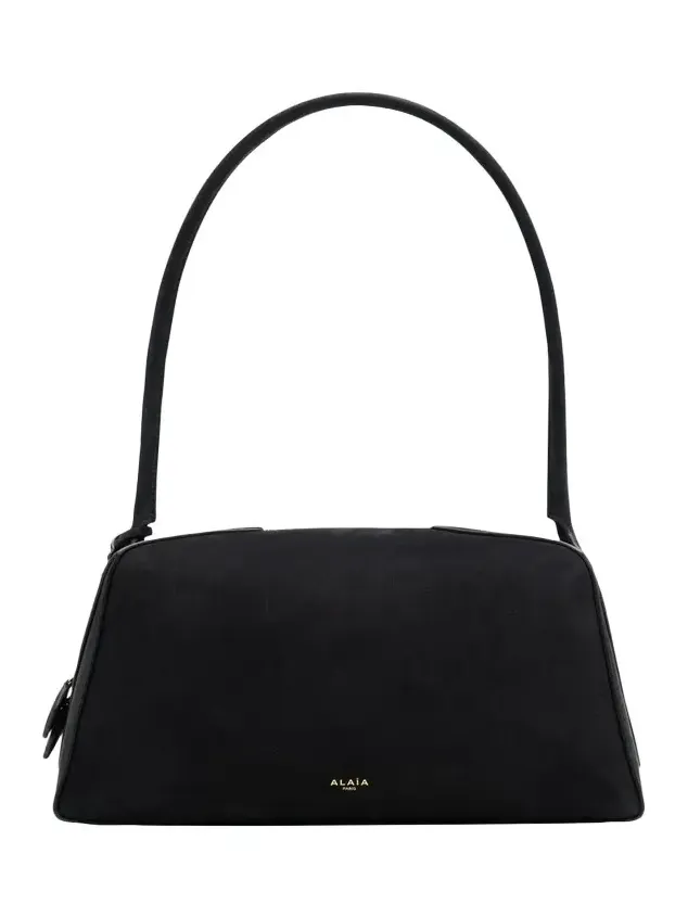 Le Bouledogue Bowling Shoulder Bag in Nubuck Leather