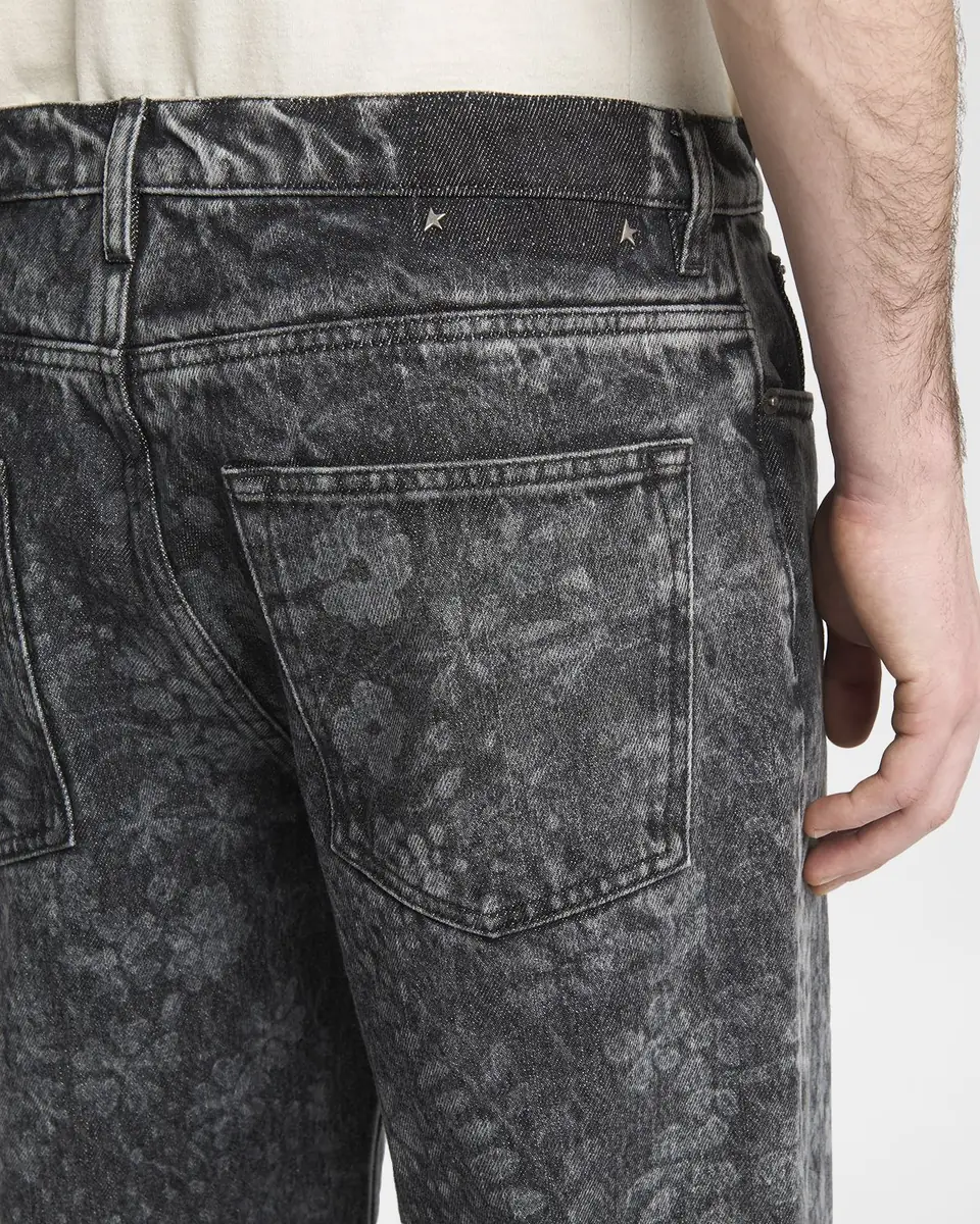 Golden Goose Men's Journey Light Floral Jeans | Thumbnail 4 Golden Goose Men's Journey Light Floral Jeans | Thumbnail 4