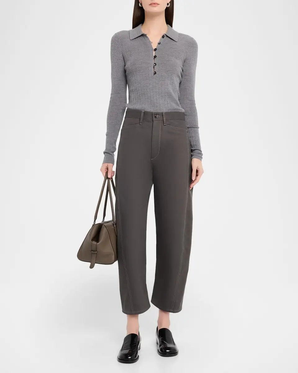 MARIA MCMANUS Cropped Bow-Leg Jeans | Thumbnail 2 MARIA MCMANUS Cropped Bow-Leg Jeans | Thumbnail 2