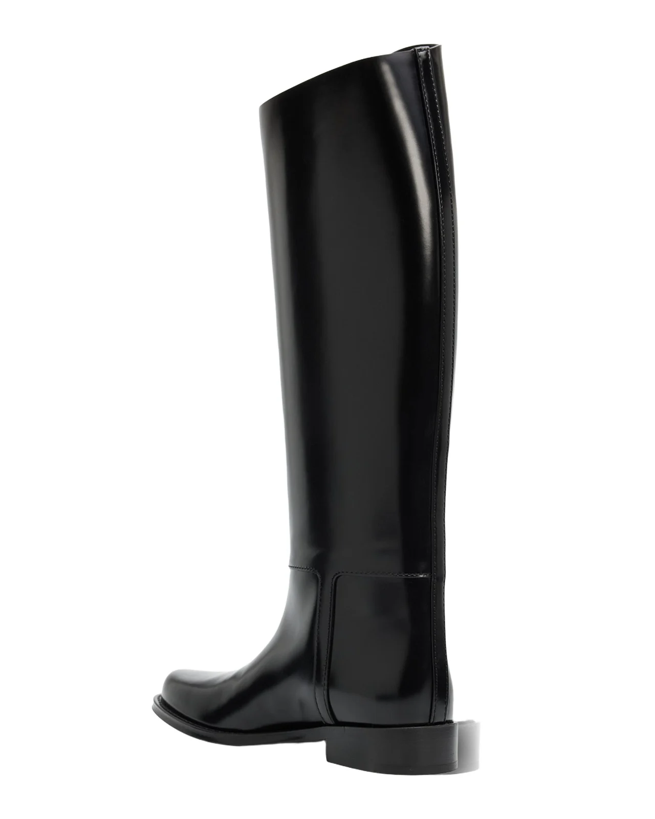 Saint Laurent Julia Leather Riding Boots