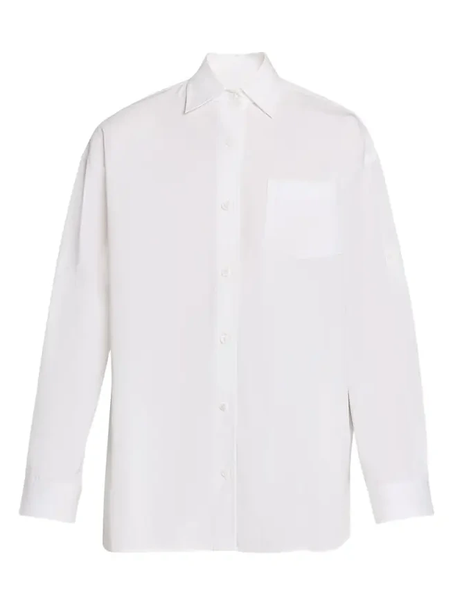 Oversized Long-Sleeve Tunic Shirt