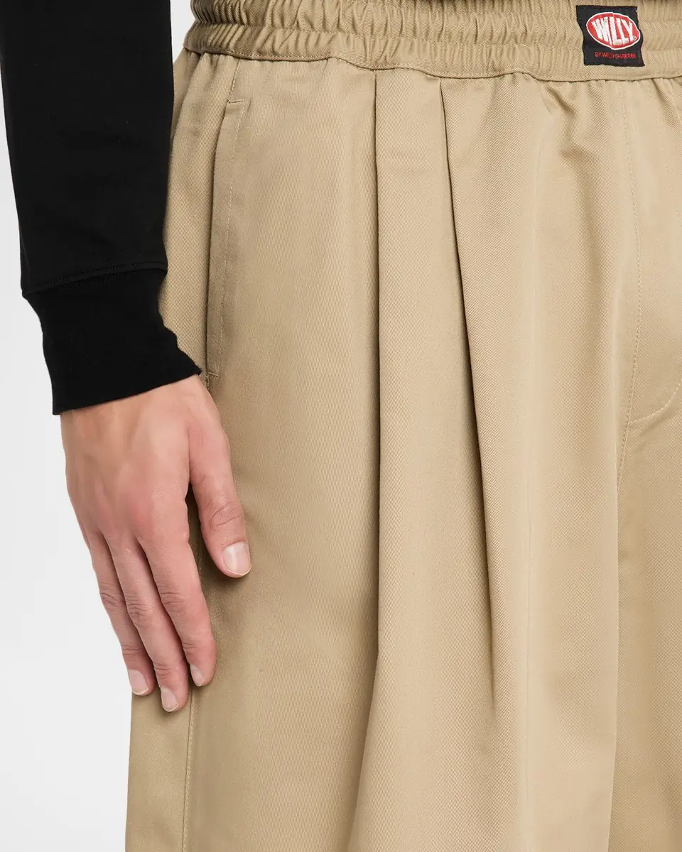 Willy Chavarria Men's Orale Oversized Pleated Shorts | Thumbnail 5 Willy Chavarria Men's Orale Oversized Pleated Shorts | Thumbnail 5