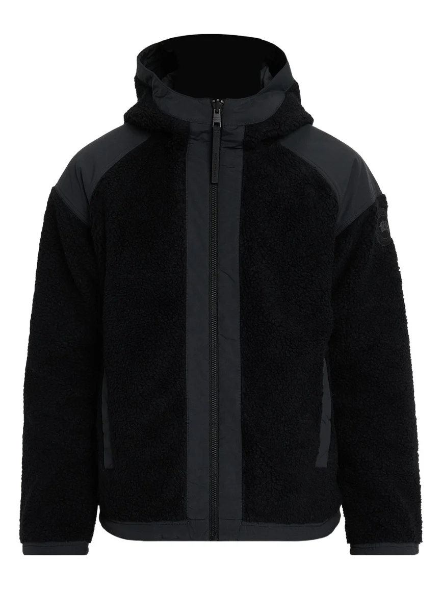 Men's Alberni Reversible Fleece Hooded Bomber Jacket