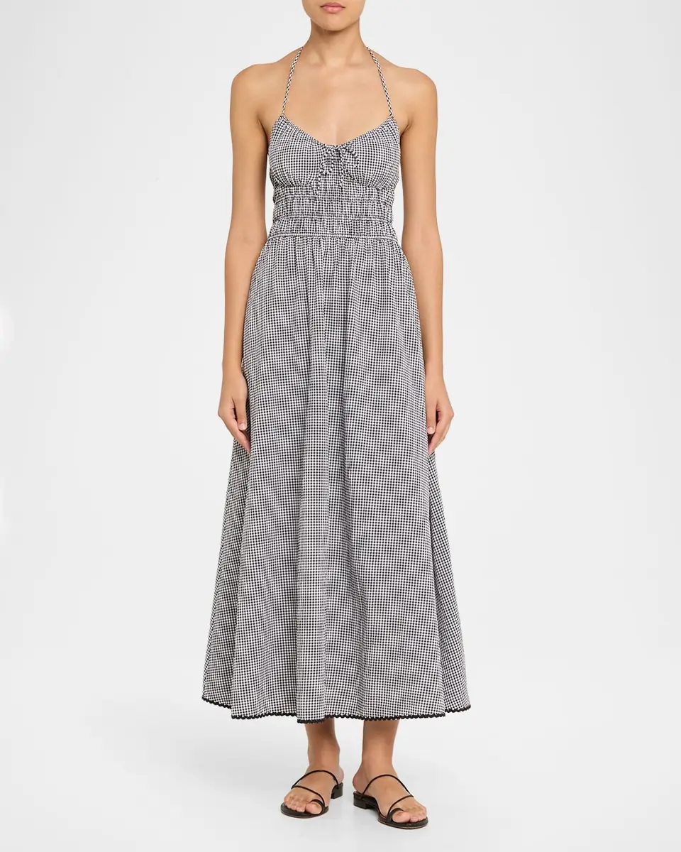 Solid & Striped The Lolita Gingham Maxi Dress | Thumbnail 2 Solid & Striped The Lolita Gingham Maxi Dress | Thumbnail 2