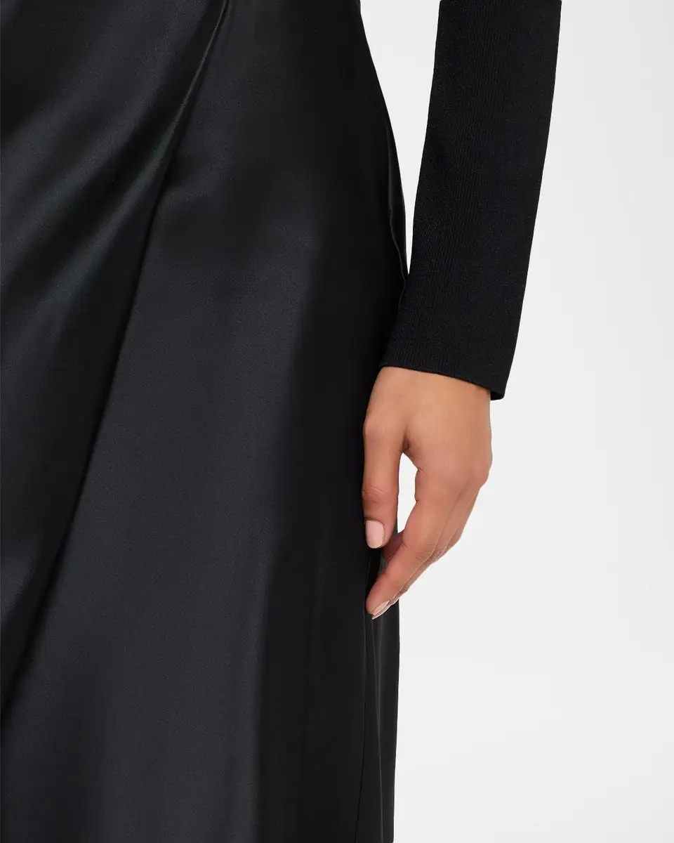 Khaite Demi Satin Midi Wrap Skirt | Thumbnail 5 Khaite Demi Satin Midi Wrap Skirt | Thumbnail 5