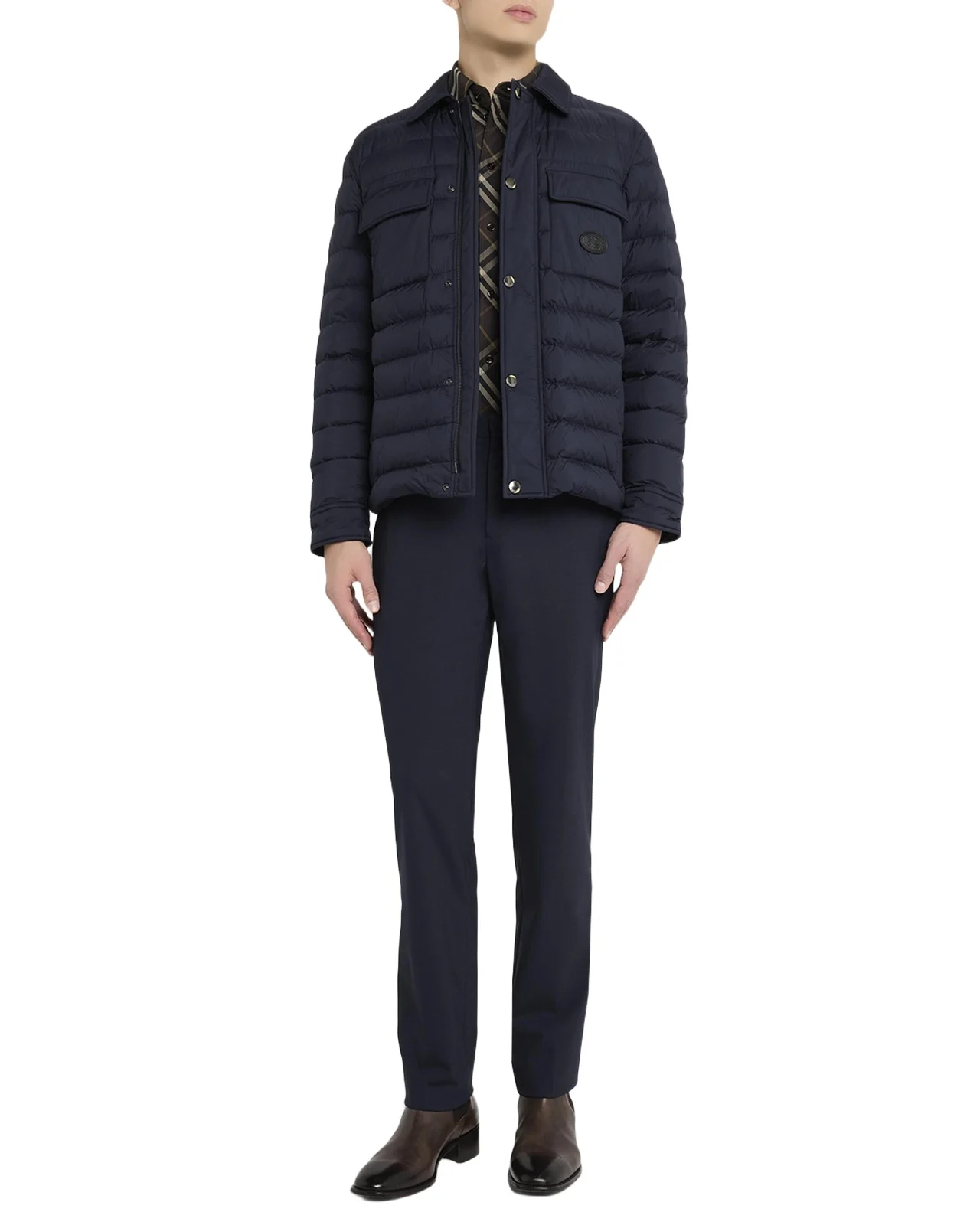 Burberry Men's Nylon Padded Down Overshirt