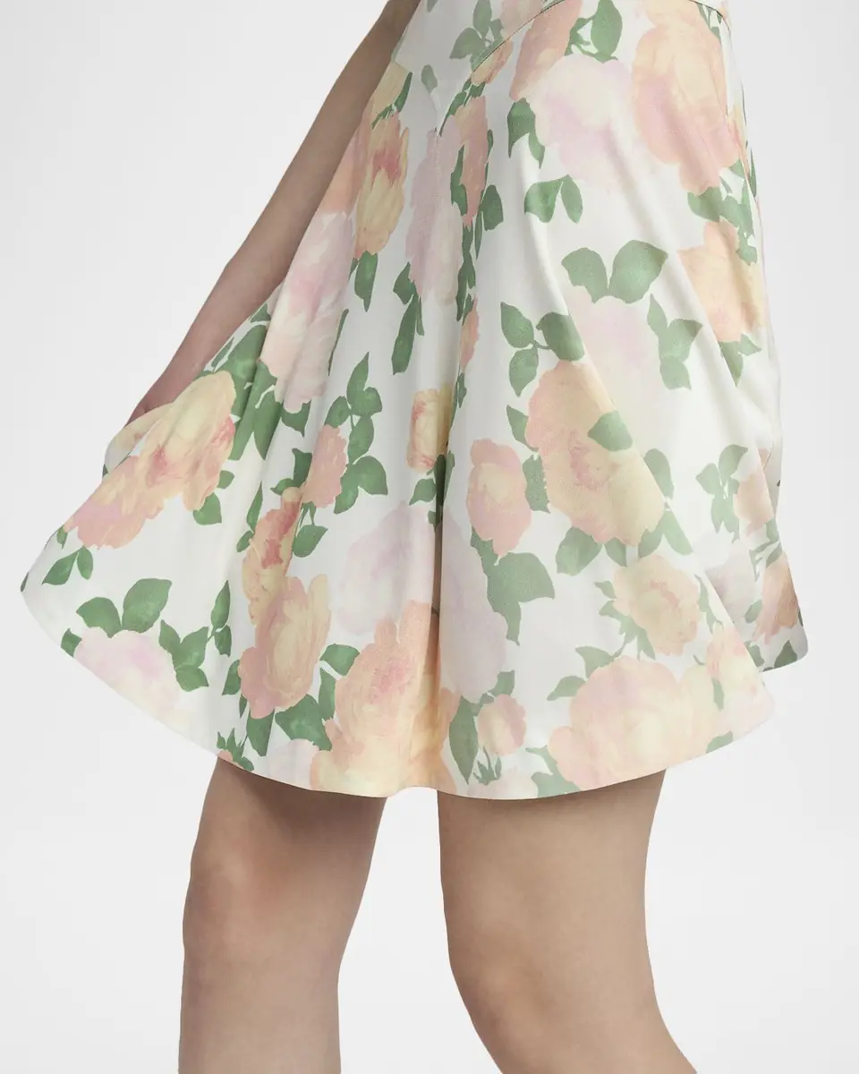 Stella McCartney Flower-Print Cap-Sleeve Mini Dress | Thumbnail 4 Stella McCartney Flower-Print Cap-Sleeve Mini Dress | Thumbnail 4