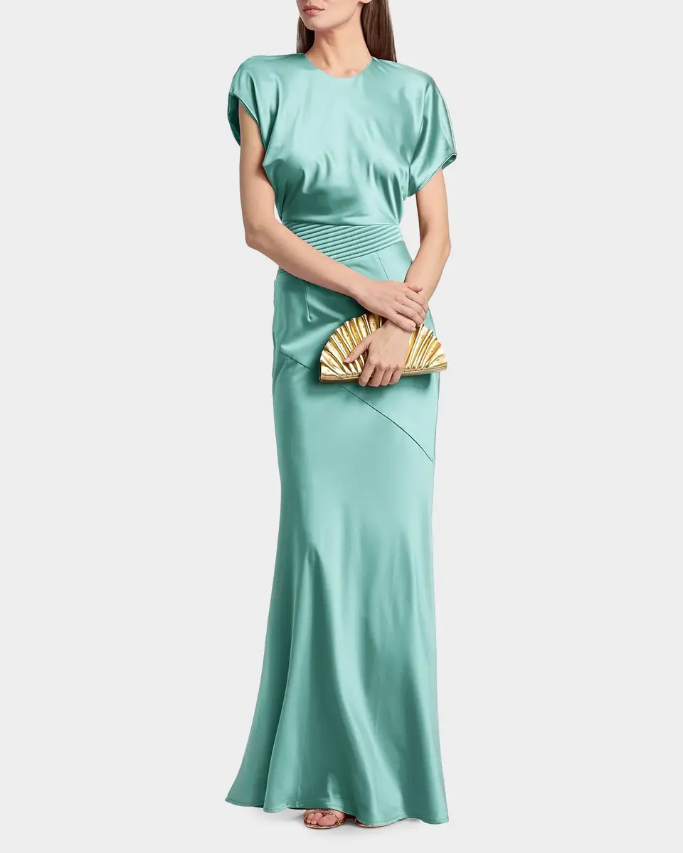 ZHIVAGO Bond Draped Stretch Satin Mermaid Gown | Thumbnail 11 ZHIVAGO Bond Draped Stretch Satin Mermaid Gown | Thumbnail 11