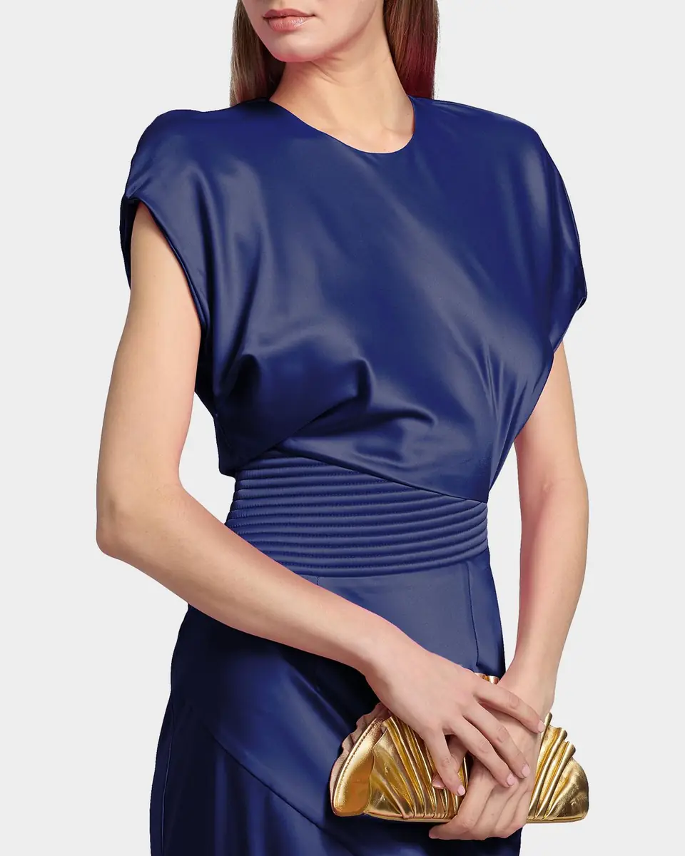 ZHIVAGO Bond Draped Stretch Satin Mermaid Gown | Thumbnail 6 ZHIVAGO Bond Draped Stretch Satin Mermaid Gown | Thumbnail 6